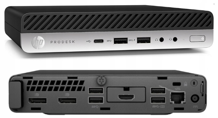 HP Elitedesk 800 G3 Tiny i7-6700T 8 GB 512 GB SSD WIN10