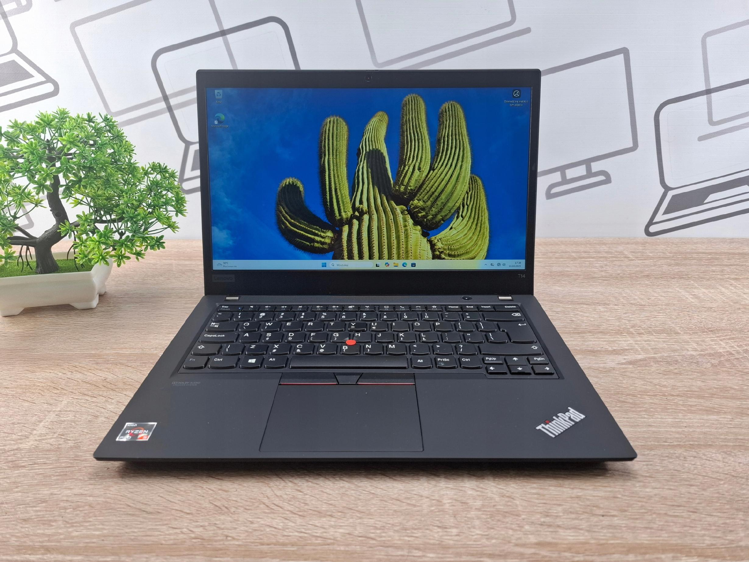 „Lenovo ThinkPad T14 Gen1 Ryzen 5 Pro 4650U“ 32 GB 256 GB „Full HD“ „Win10Pro“ - Image 3
